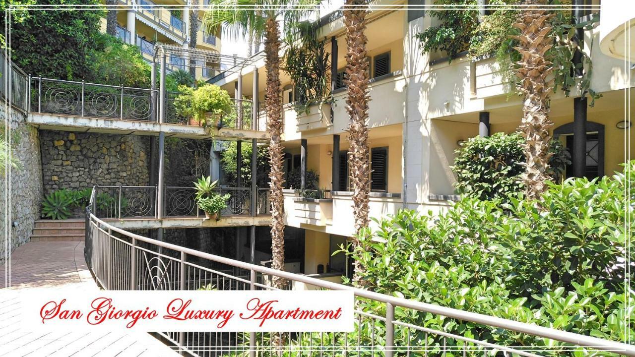 San Giorgio Luxury Taormina-panoramic Pool & Parking Space Appartement